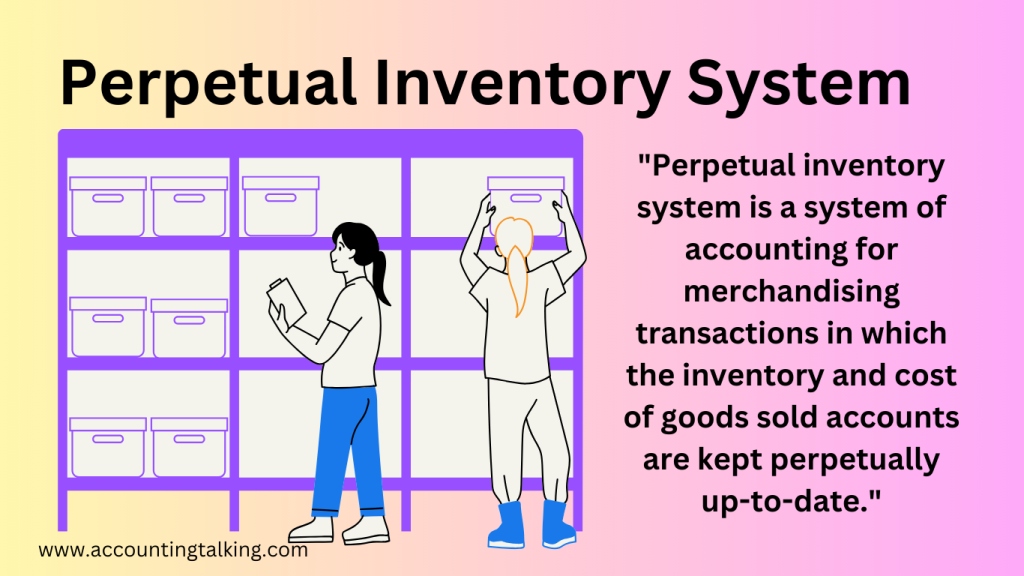 perpetual inventory system